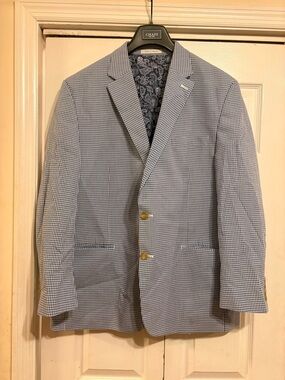 Chaps Blue and White Sport Coat